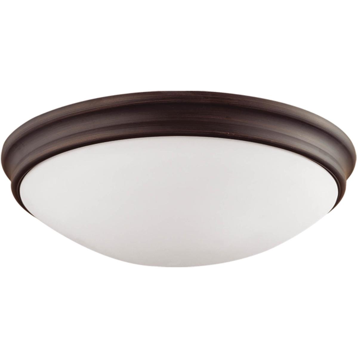 Millennium Lighting 5223-RBZ Baumann 2 Light 12 inch Rubbed Bronze Flush Mount Ceiling Light